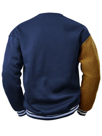 Men's Sweatshirt with Embroidered Cartoon Bear - Jasper