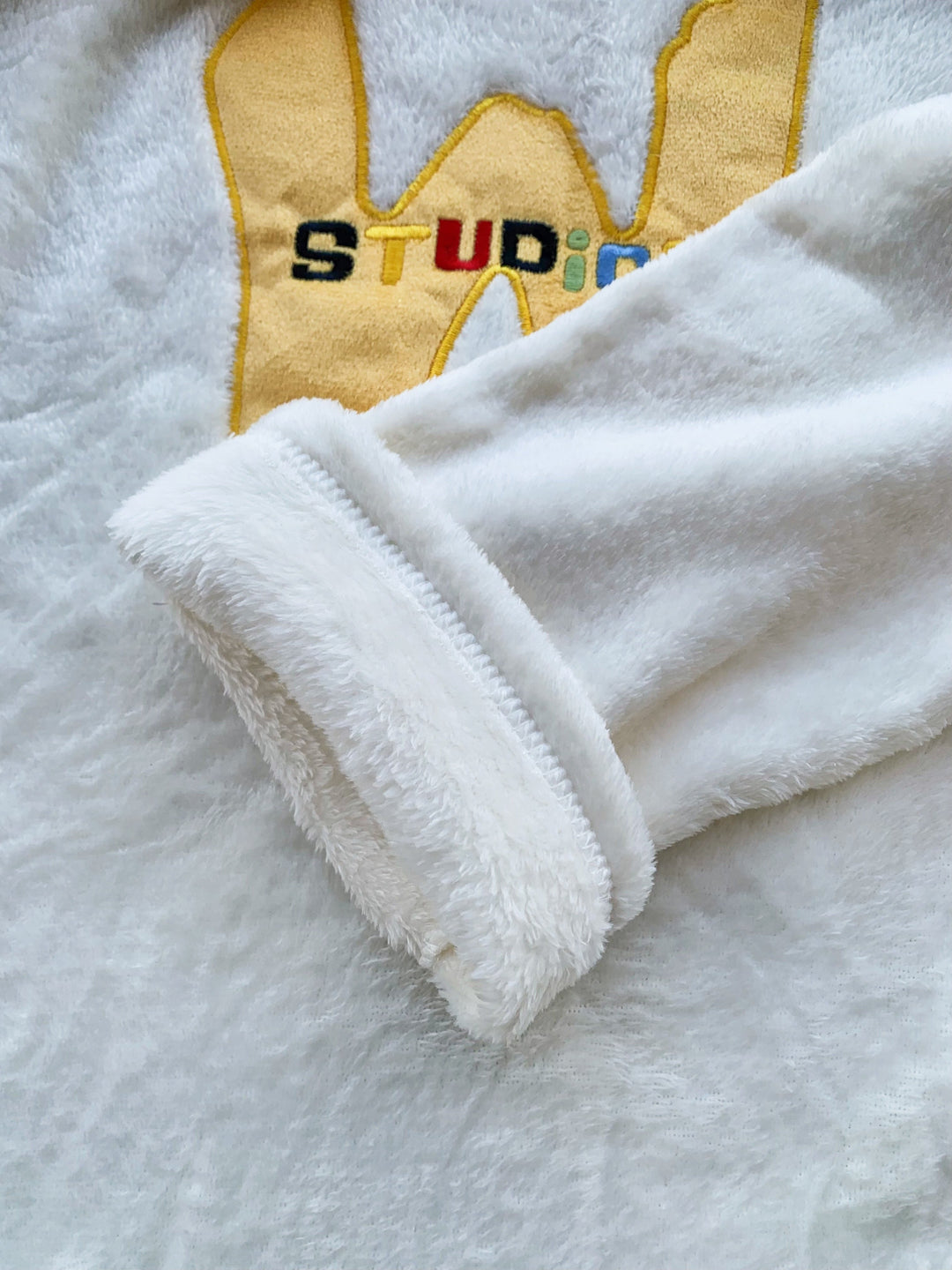 Women's Fleece Pajama Set with Embroidery & Crew Neck for Autumn/Winter – Alissa