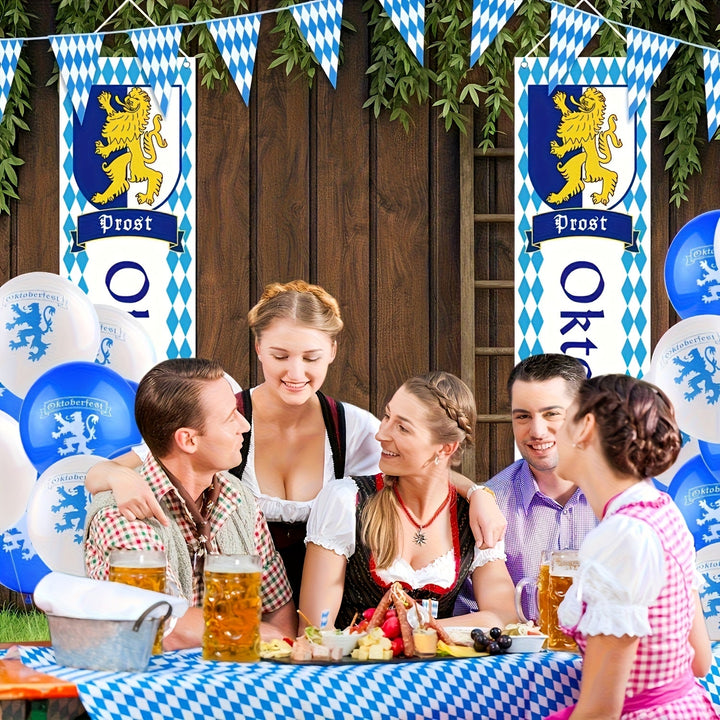 Tablecloth Set (5 Pieces, 137×274 cm) – WiesnTafel Oktoberfest 2025
