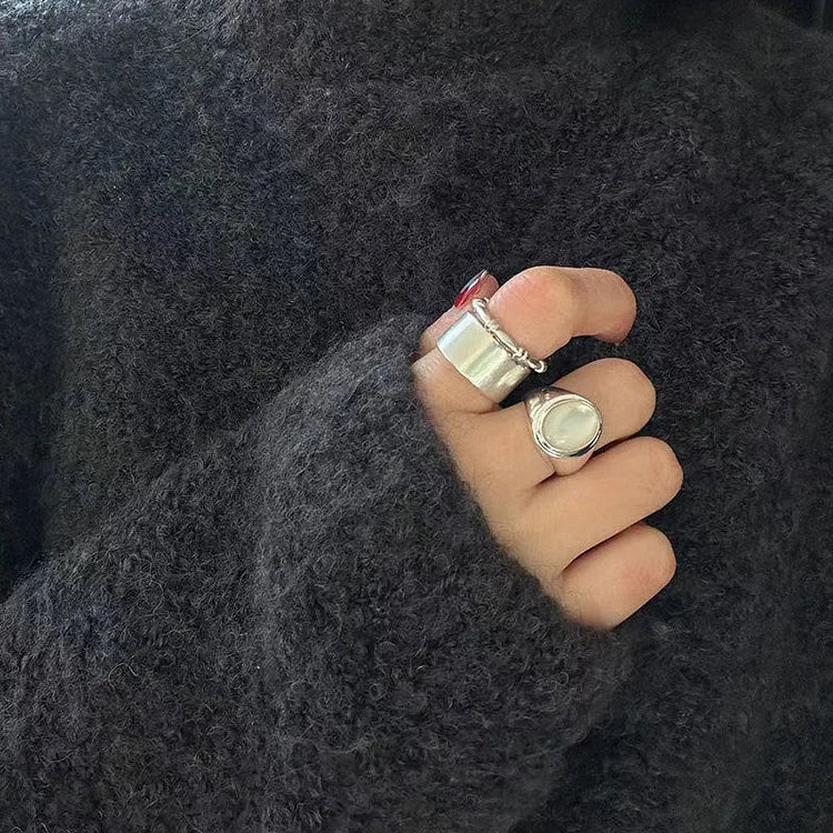 Pinctada Albina Silver Ring – Isla
