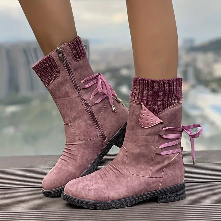 Women's winter boots with fleece lining – Selina
