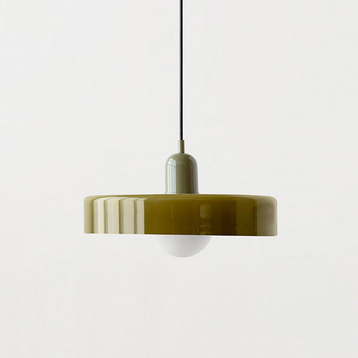 Lámpara colgante colorida estilo Bauhaus - StiloGlas