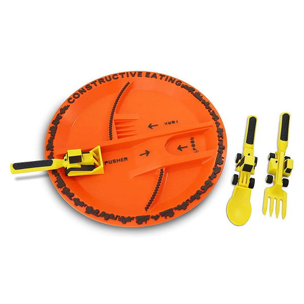 Bulldozer Children's Cutlery Set - ConstructoFork
