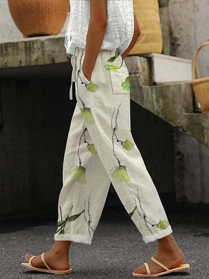 Women's Comfort Pants with Print – Nova
