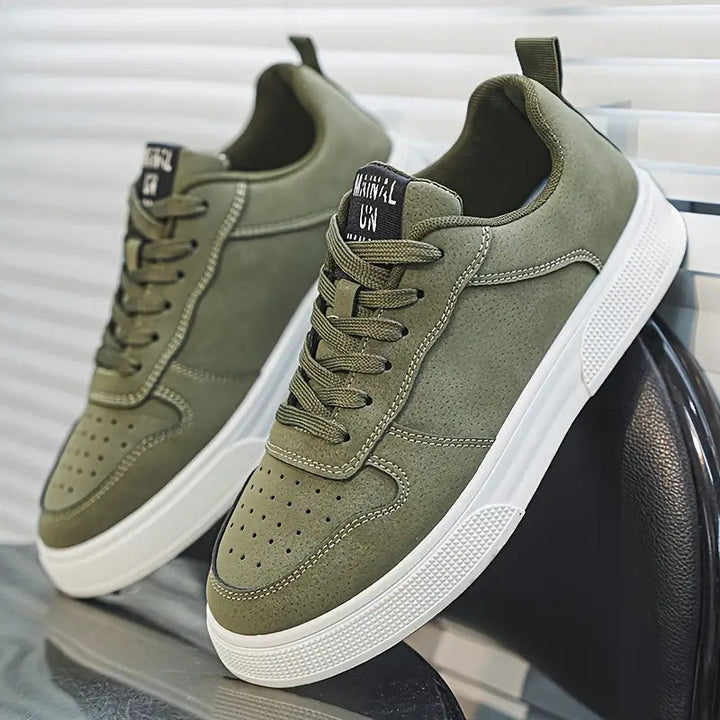 Zapatos de senderismo para hombre de ante con plantilla cómoda y estilo – Marco
