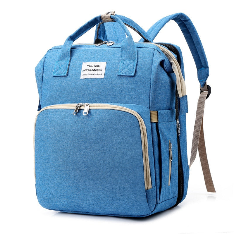 Portable Baby Crib and Diaper Bag – Multifunctional Travel Backpack