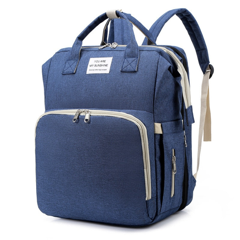 Portable Baby Crib and Diaper Bag – Multifunctional Travel Backpack
