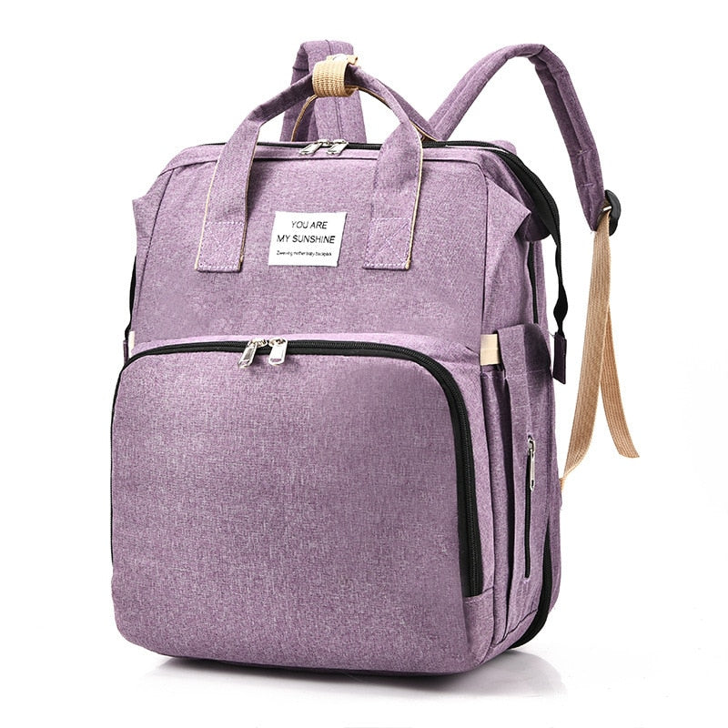 Portable Baby Crib and Diaper Bag – Multifunctional Travel Backpack