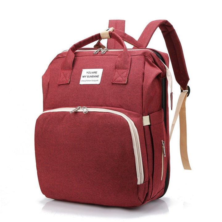 Portable Baby Crib and Diaper Bag – Multifunctional Travel Backpack