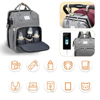 Portable Baby Crib and Diaper Bag – Multifunctional Travel Backpack