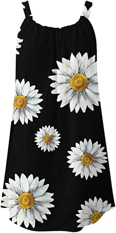 Boho Chic Summer Dress with Floral Print – Karla