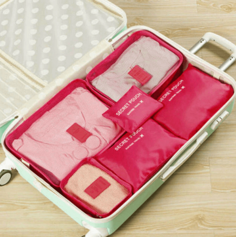 Set organizador de equipaje – 1+1 GRATIS Bolsas de almacenamiento de viaje que ahorran espacio