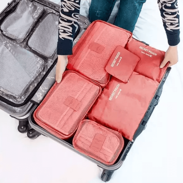 Set organizador de equipaje – 1+1 GRATIS Bolsas de almacenamiento de viaje que ahorran espacio