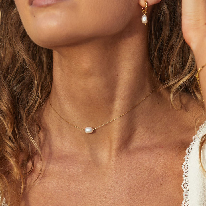 Barokk Perle Choker - Alina