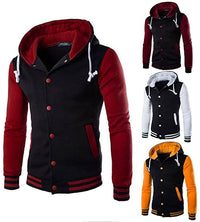 Men's Varsity-Style Baseball Hoodie – Fall Edition Kevin