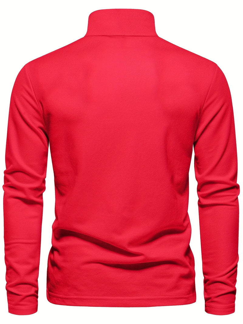 Polo cómodo para hombre con mangas largas