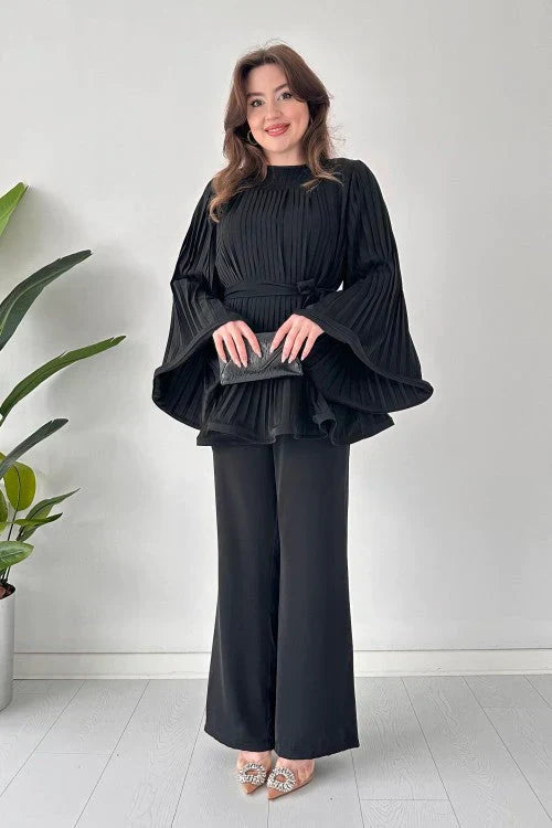 Conjunto de ropa plisada para mujer – Selene