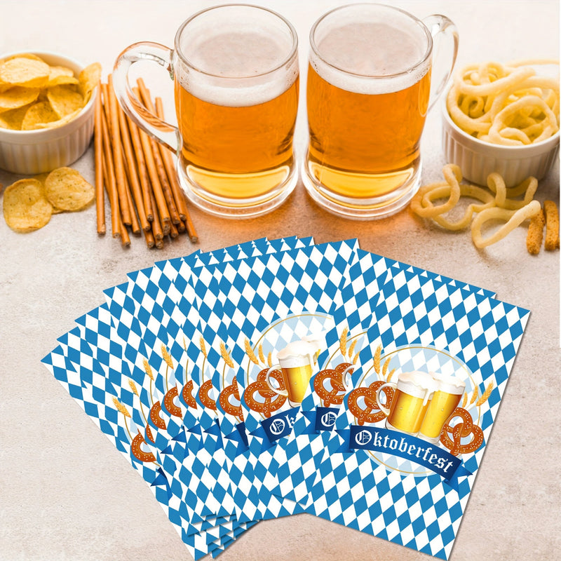 Servilletas de papel (120 piezas) – WiesnServus Oktoberfest 2025