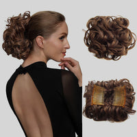 Curly Bun Hair Extension – FluffyFix
