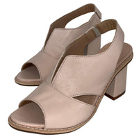Sandalias de cuero para mujer con tacón y plantilla cómoda – Selina