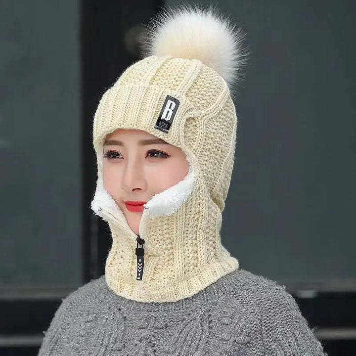 Balaclava de punto para mujer - Amara