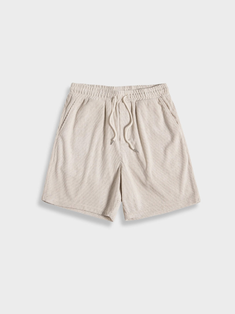 Pantalones cortos de pana para hombre con cierre de botón – Sven