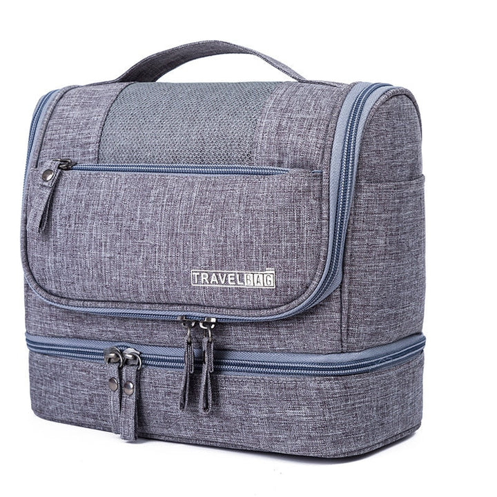 Large Hanging Toiletry Bag Organizer – Travel Case with Multiple Compartments