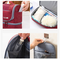 Large Hanging Toiletry Bag Organizer – Travel Case with Multiple Compartments