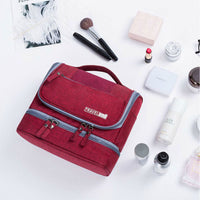 Large Hanging Toiletry Bag Organizer – Travel Case with Multiple Compartments