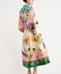 Elegante vestido largo italiano – Bianca