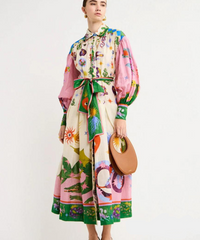 Elegante vestido largo italiano – Bianca