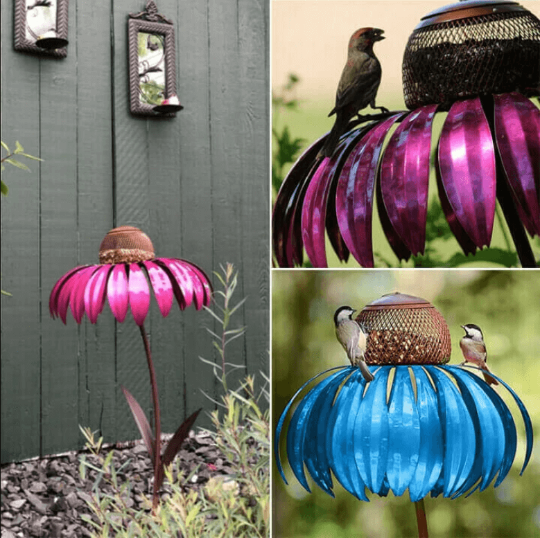 Blomsterformet fuglehus - FloraFeeder