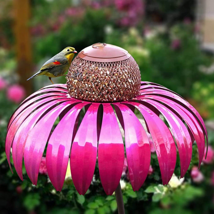 Blomsterformet fuglehus - FloraFeeder