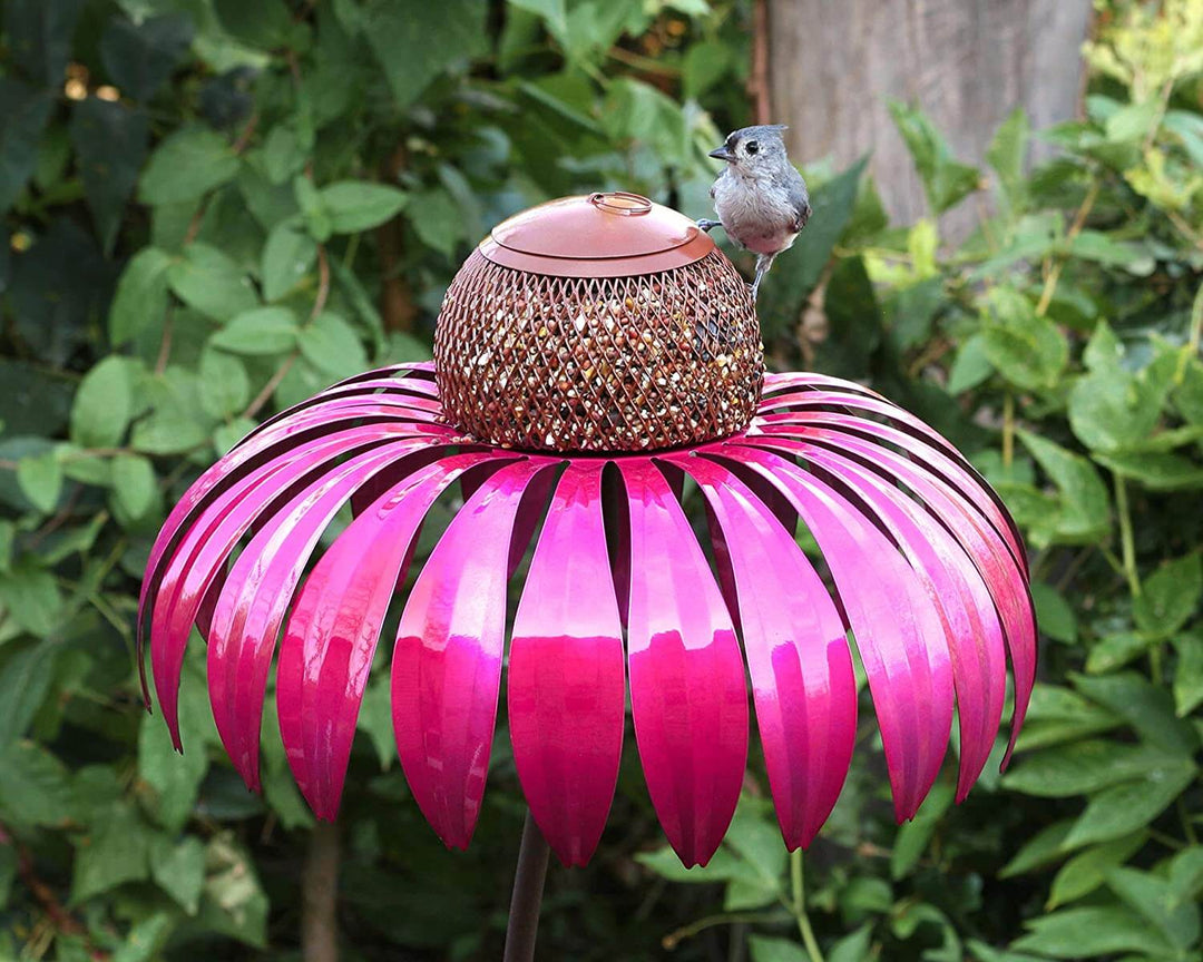 Blomsterformet fuglehus - FloraFeeder