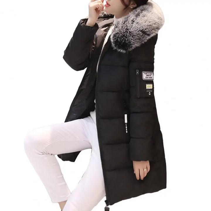 Comfortable Windproof Women's Winter Jacket - Elinora