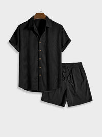 Pantalones cortos de pana para hombre con cierre de botón – Sven