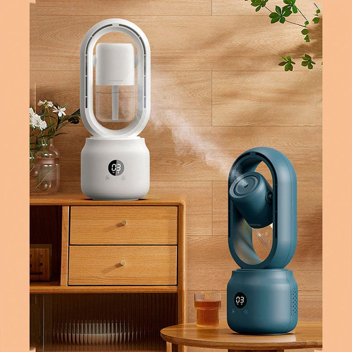 Cordless Portable Fan with Humidifier – CoolMist