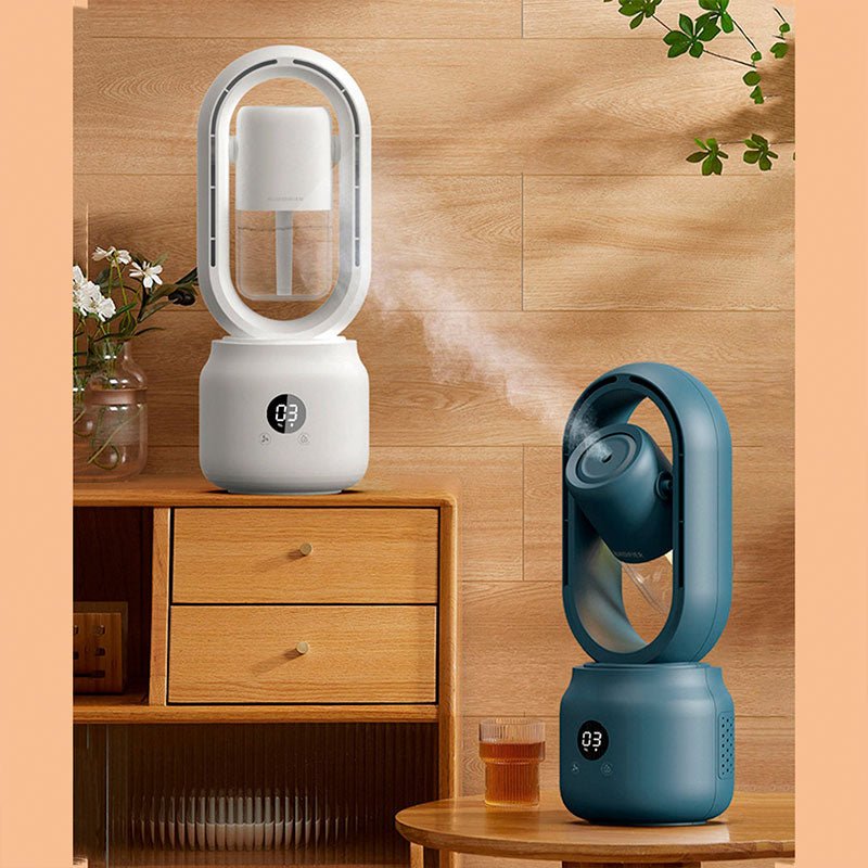 Cordless Portable Fan with Humidifier – CoolMist