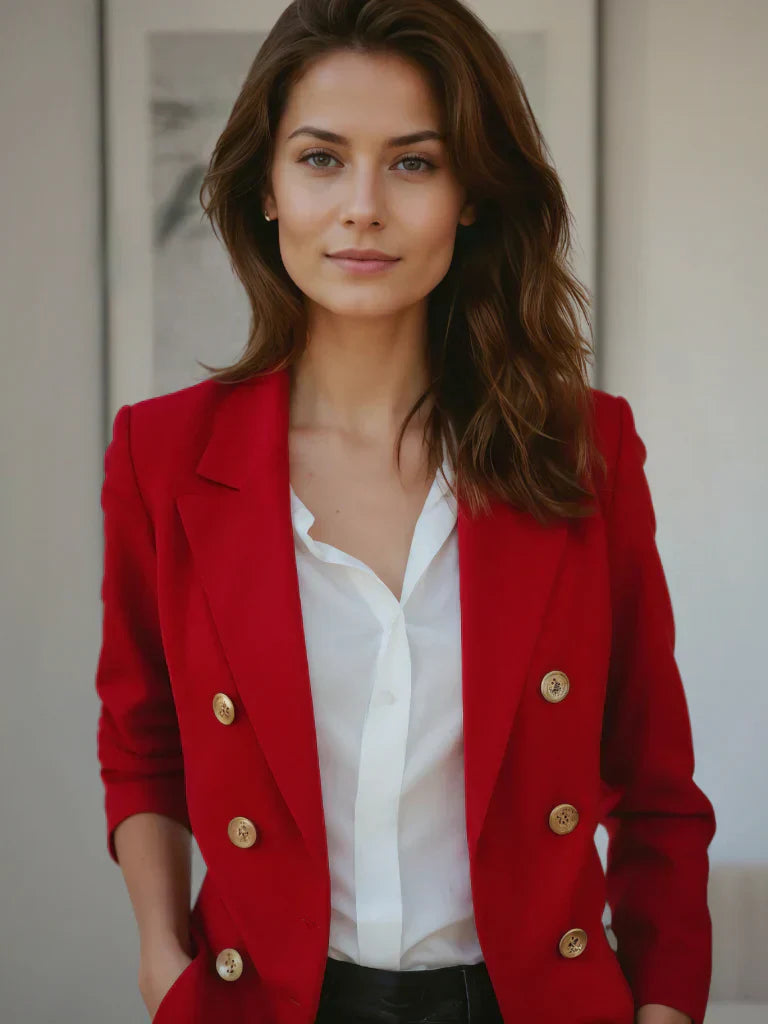 Trendy let blazer til damer med figursyet pasform – Riana