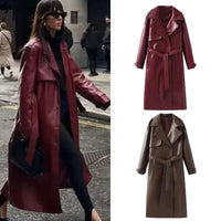 Stylish Vegan Leather Women's Jacket - Viviette