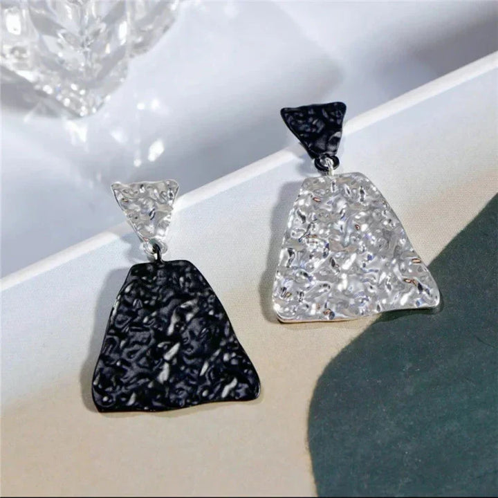 Magma Texture Earrings – Nora