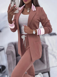 Casual Streetwear Striped Set - Sophie