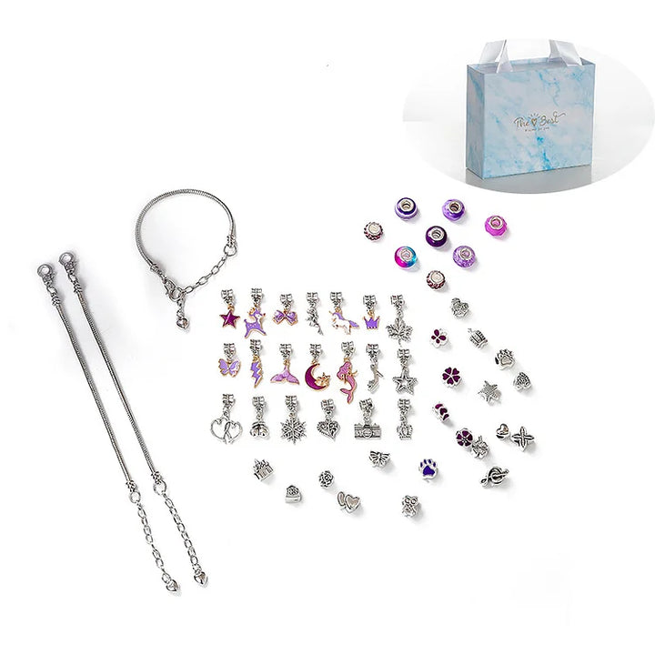 DIY Bracelet Set with Christmas Motif – Luna