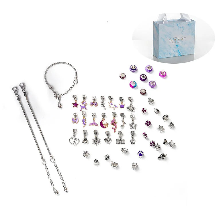 DIY Bracelet Set with Christmas Motif – Luna