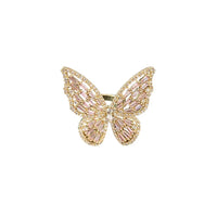 Crystal Butterfly Ring – Elena