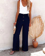 Leinen Damenhose mit Hoher Taille – Sylvie