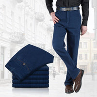 Men's Jeans with High Waist and Straight Leg – Tobias