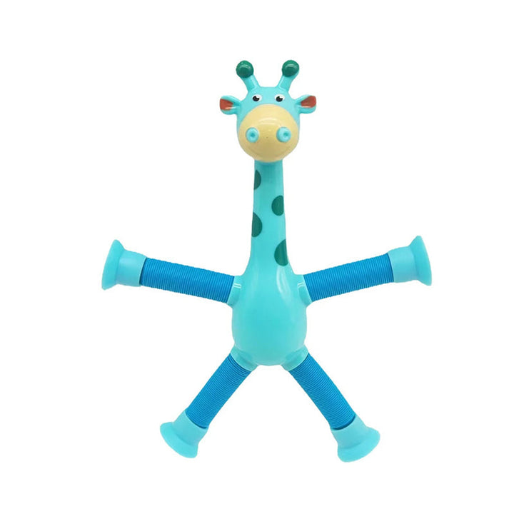 Flexible giraffe toy with suction cup - StretchyGiraffe