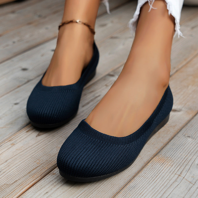 Orthopädische Damen-Ballerinas mit Komfortsohle & klassischem Design – Mia