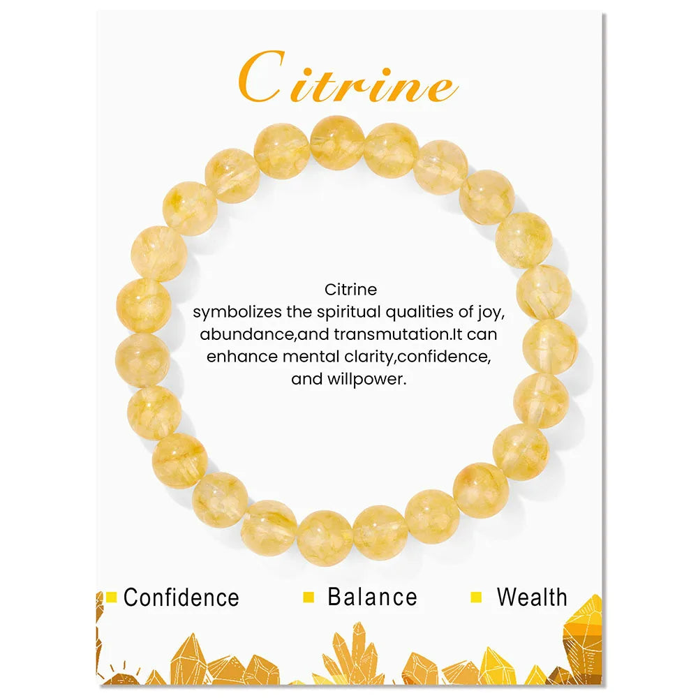 Natural Crystal Healing Energy Bracelet – Aria